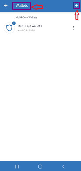 ساخت حساب جدید در trust wallet