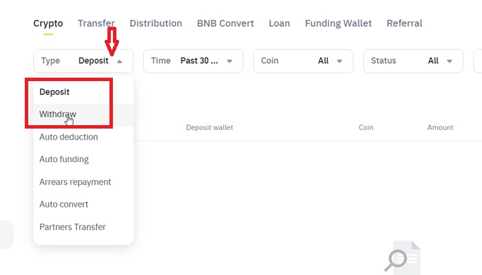 هش تراکنش در بایننس