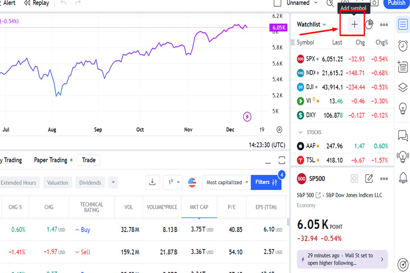 واچ-لیست-در-تریدینگ-ویو