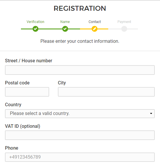 ثبت نام در هتزنر