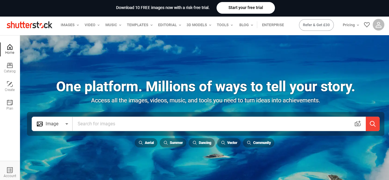 سایت shutterstock