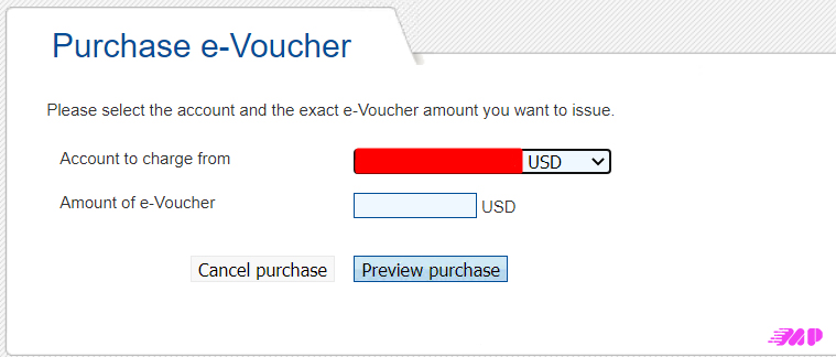 نحوه صدور ووچر از حساب پرفکت مانی