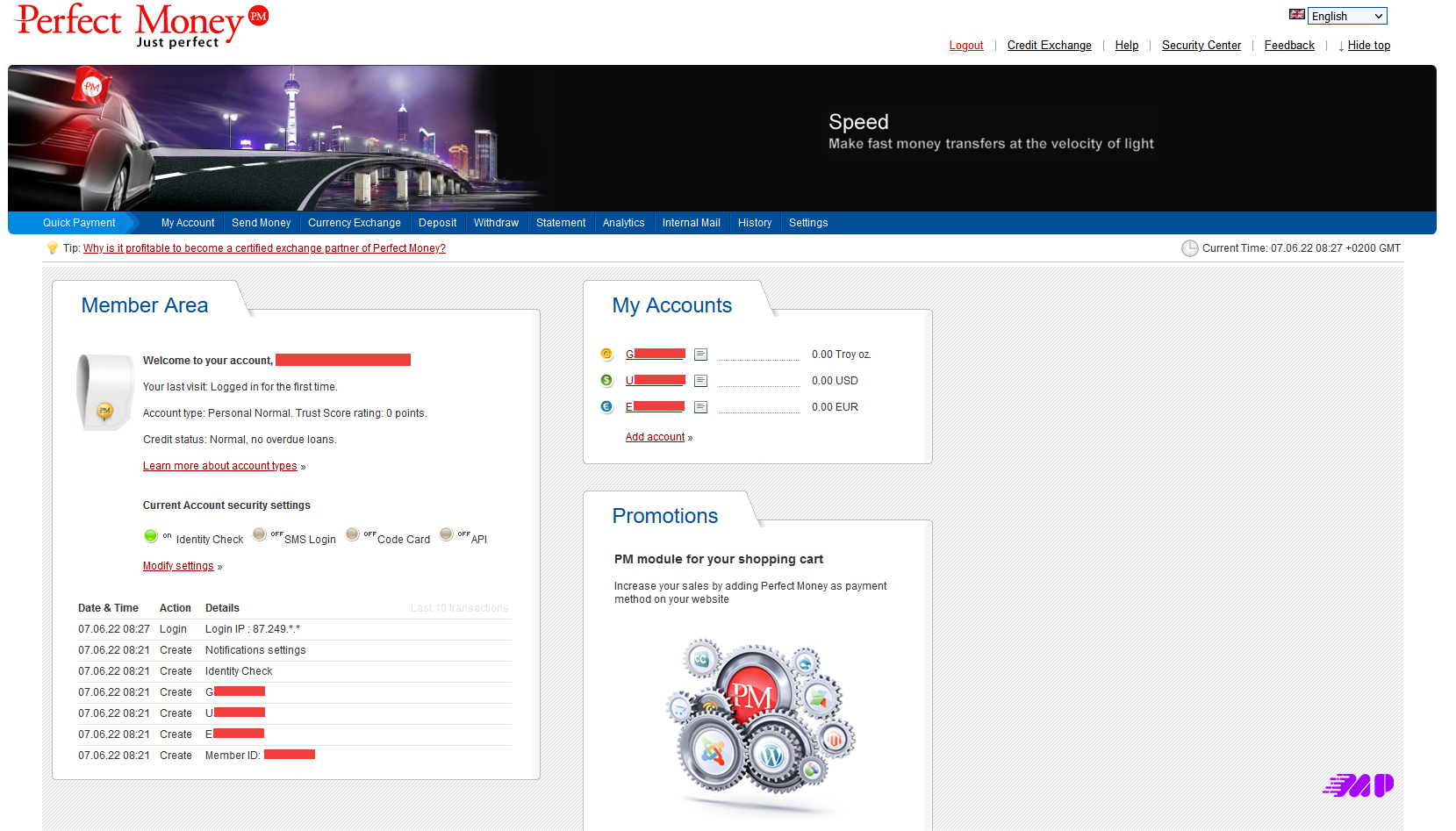 perfect money چیست