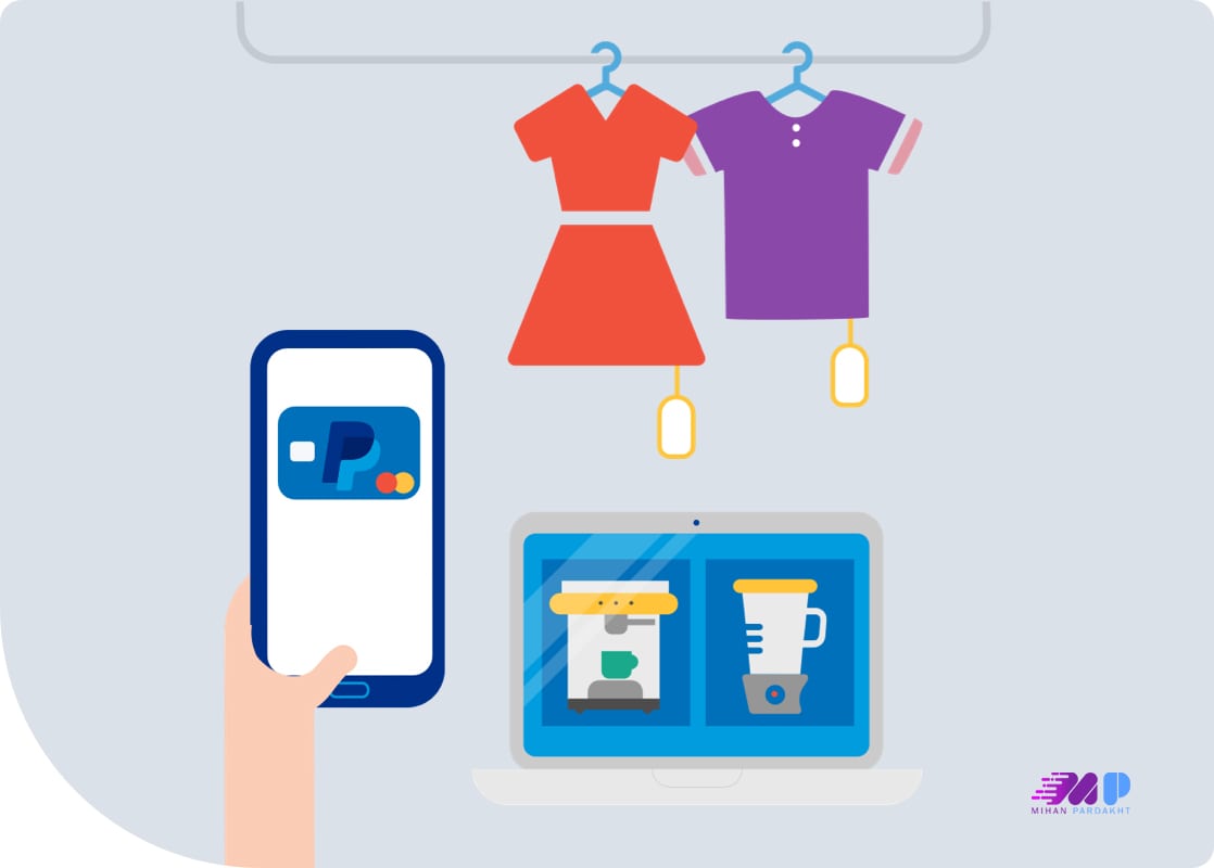 نحوه پرداخت با پی پال