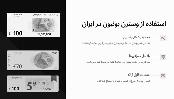 استفاده از وسترن یونیون در ایران